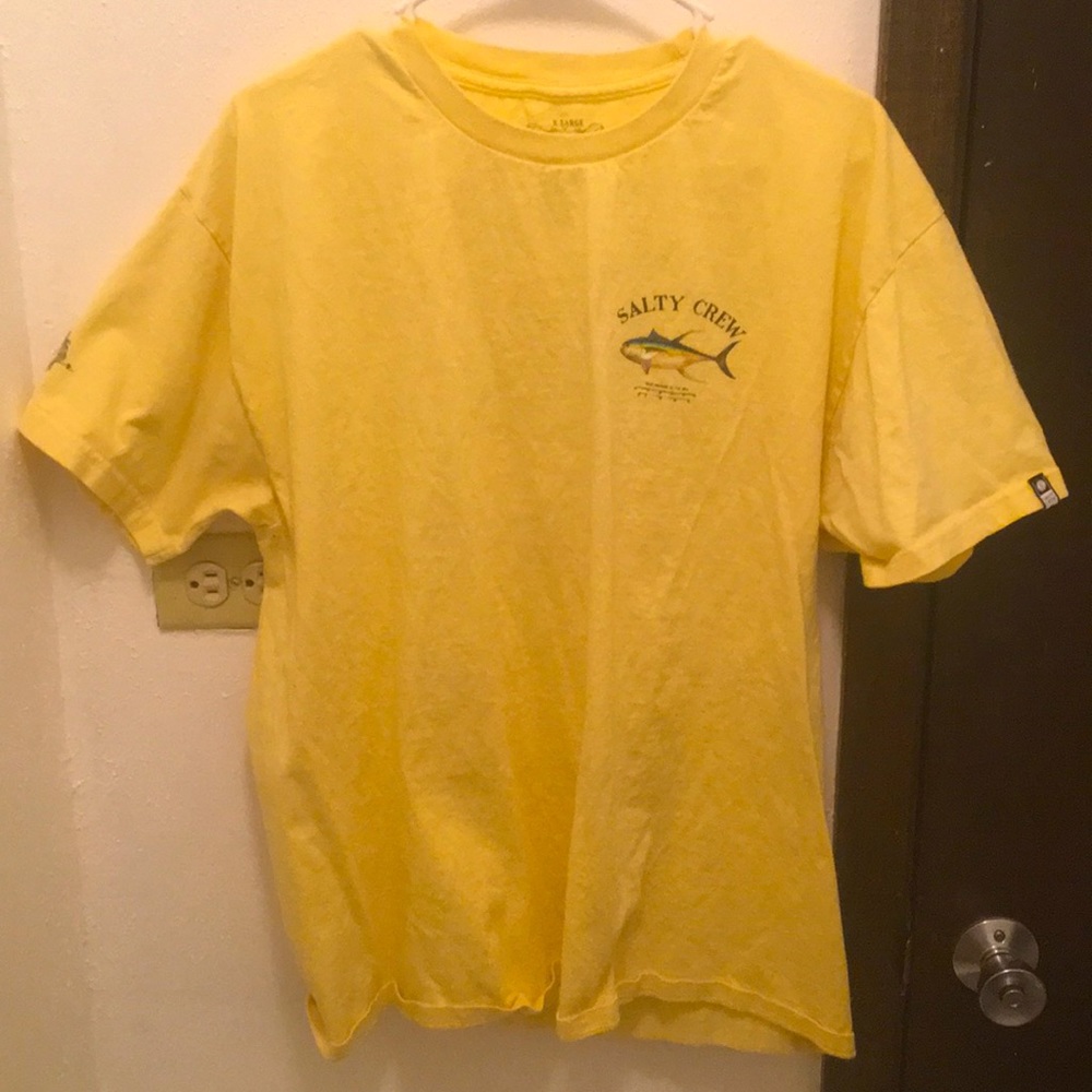 Salty crew XL t shirt - yellow